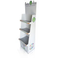 Pop Cardboard Display Shelf, Floor Paper Display Stand